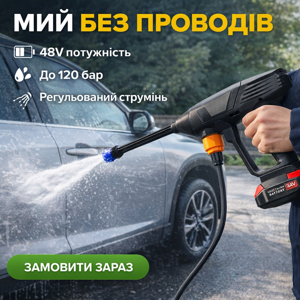 Акумуляторна мийка 48V